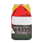 DC1000TR4CP-HOLS Santa Hat Can Cooler With Full Color Custom Imprint